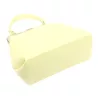 Luka 24-024 pasztell sárga női bőr kézitáska oldalpánttal 27 x 23 x 11 cm