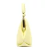 Luka 24-024 pasztell sárga női bőr kézitáska oldalpánttal 27 x 23 x 11 cm