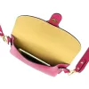 Luka 24-076 magenta női bőr oldaltáska, crossbody 22 x 15 x 6 cm