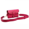 Luka 24-076 magenta női bőr oldaltáska, crossbody 22 x 15 x 6 cm