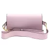 Luka 24-076 levendula lila női bőr oldaltáska, crossbody 22 x 15 x 6 cm