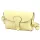 Luka 24-076halvány sárga női bőr oldaltáska, crossbody 22 x 15 x 6 cm