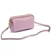 Luka 26-088 levendula lila női bőr oldaltáska, crossbody 22 x 13 x 7 cm
