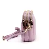 Luka 26-088 levendula lila női bőr oldaltáska, crossbody 22 x 13 x 7 cm
