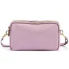 Luka 26-088 levendula lila női bőr oldaltáska, crossbody 22 x 13 x 7 cm