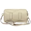 Luka 26-088 bézs női bőr oldaltáska, crossbody 22 x 13 x 7 cm