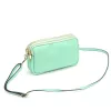 Luka 26-088 türkiz női bőr oldaltáska, crossbody 22 x 13 x 7 cm