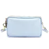 Luka 26-088 babakék női bőr oldaltáska, crossbody 22 x 13 x 7 cm