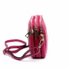 Luka 26-088 magenta női bőr oldaltáska, crossbody 22 x 13 x 7 cm