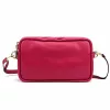 Luka 26-088 magenta női bőr oldaltáska, crossbody 22 x 13 x 7 cm