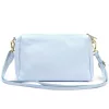 Luka 26-092 babakék női bőr oldaltáska, crossbody 23 x 15 x 7 cm