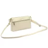 Luka 26-092 bézs női bő oldaltáska, crossbody 23 x 15 x 7 cm