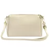 Luka 26-092 bézs női bő oldaltáska, crossbody 23 x 15 x 7 cm