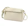 Luka 26-092 bézs női bő oldaltáska, crossbody 23 x 15 x 7 cm