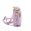 Luka 26-092 levendula lila női bőr oldaltáska, crossbody 23 x 15 x 7 cm