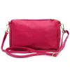 Luka 26-092 magenta női bőr oldaltáska, crossbody 23 x 15 x 7 cm