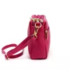 Luka 26-092 magenta női bőr oldaltáska, crossbody 23 x 15 x 7 cm