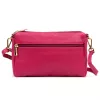 Luka 26-092 magenta női bőr oldaltáska, crossbody 23 x 15 x 7 cm