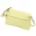 Luka 26-092 halvány sárga női bőr oldaltáska, crossbody 23 x 15 x 7 cm