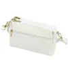 Luka 26-092 fehér női bőr oldaltáska, crossbody 23 x 15 x 7 cm