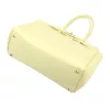 Camilla PREMIUM 10.004 pasztell sárga női bőr válltáska 37 x 24 x 14 cm