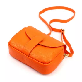   Luka 24-099 mandarin narancssárga női bőr oldaltáska 23 x 16 x 8 cm