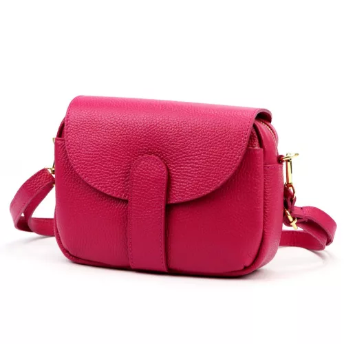 Luka 24-099 magenta női bőr oldaltáska 23 x 16 x 8 cm