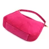 Luka 24-085 GOLD magenta női velúr bőr kézitáska 31 x 23 x 8 cm