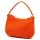 Luka 24-085 GOLD mandarin narancssárga női bőr kézitáska 31 x 23 x 8 cm