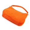 Luka 24-085 GOLD mandarin narancssárga női bőr kézitáska 31 x 23 x 8 cm