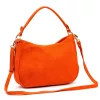 Luka 24-085 GOLD mandarin narancssárga női bőr kézitáska 31 x 23 x 8 cm