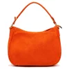 Luka 24-085 GOLD mandarin narancssárga női bőr kézitáska 31 x 23 x 8 cm