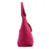 Luka 26-026 magenta női velúr bőr válltáska, shopper 40 x 37 x 13 cm