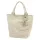 Luka 26-026 bézs női velúr bőr válltáska, shopper 40 x 37 x 13 cm