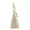 Luka 26-026 bézs női velúr bőr válltáska, shopper 40 x 37 x 13 cm