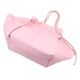   Luka 26-012 pasztell rózsaszín női bőr nagyméretű válltáska 60 x 30 x 15 cm