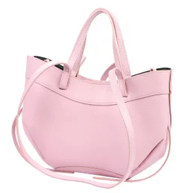   Luka 25-025 DOLLARO pasztell rózsaszín női bőr kézitáska, válltáska 33 x 26 x 9 cm