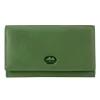 EL FORREST 919-151 RFID zöld bőr pénztárca 16.5 x 9.5 x 3.5 cm