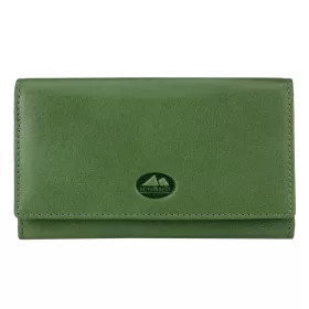   EL FORREST 919-151 RFID zöld bőr pénztárca 16.5 x 9.5 x 3.5 cm