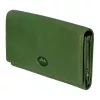 EL FORREST 919-151 RFID zöld bőr pénztárca 16.5 x 9.5 x 3.5 cm