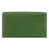 EL FORREST 919-151 RFID zöld bőr pénztárca 16.5 x 9.5 x 3.5 cm