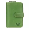 EL FORREST 821-151 RFID zöld bőr pénztárca 8.5 x 13 x 3 cm