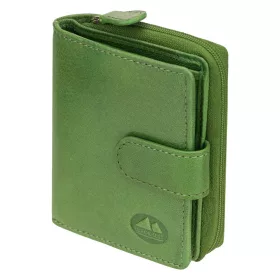   EL FORREST 820-151 RFID zöld női bőr pénztárca 9 x 11 x 3 cm