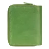 EL FORREST 820-151 RFID zöld női bőr pénztárca 9 x 11 x 3 cm
