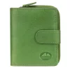 EL FORREST 820-151 RFID zöld női bőr pénztárca 9 x 11 x 3 cm