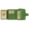EL FORREST 820-151 RFID zöld női bőr pénztárca 9 x 11 x 3 cm