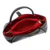 Camilla PREMIUM 10.012 fekete női bőr kézitáska 36 x 22 x 18 cm