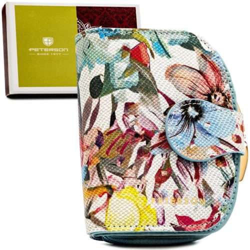Peterson PTN 43972-NB többszínű női pénztárca 9.5 x 11.5 x 3.5 cm