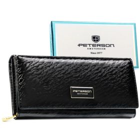   Peterson PTN PX20-CNF fekete női pénztárca 18,5 x 9 x 3,5 cm 