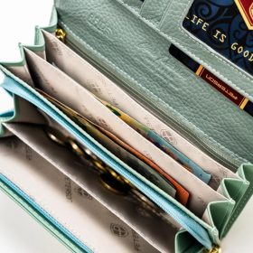   Peterson PTN PX20-CNF zöld női pénztárca 18,5 x 9 x 3,5 cm 